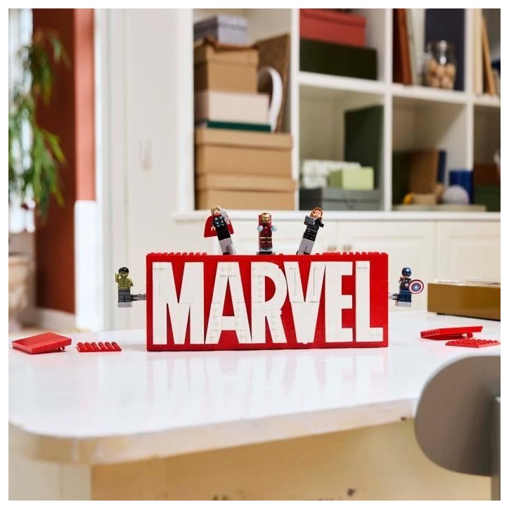 LEGO Marvel 76313 Logo MARVEL et ses super héros - Jeu de construction Avengers des 12 ans LEGO Marvel 76313 Logo MARVEL et ses super héros - Jeu de construction Avengers des 12 ans