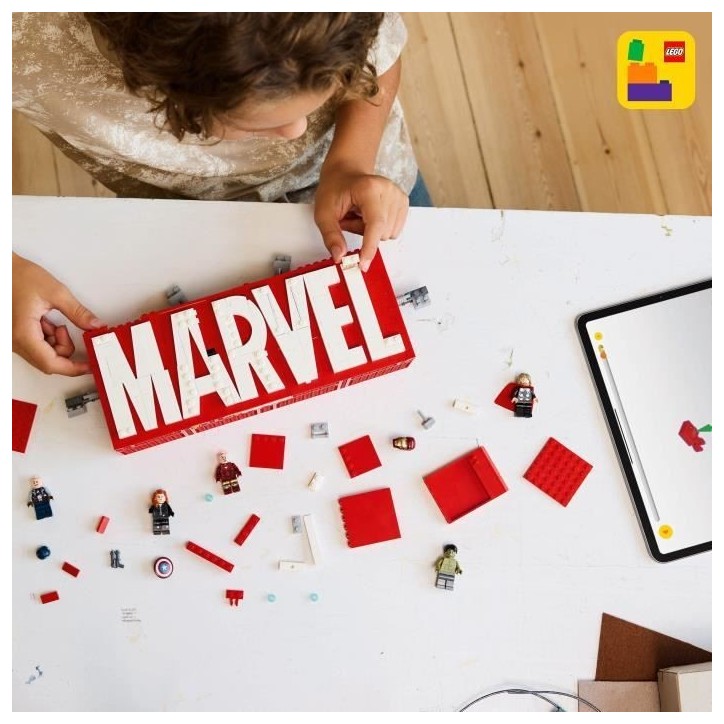LEGO Marvel 76313 Logo MARVEL et ses super héros - Jeu de construction Avengers des 12 ans LEGO Marvel 76313 Logo MARVEL et ses super héros - Jeu de construction Avengers des 12 ans