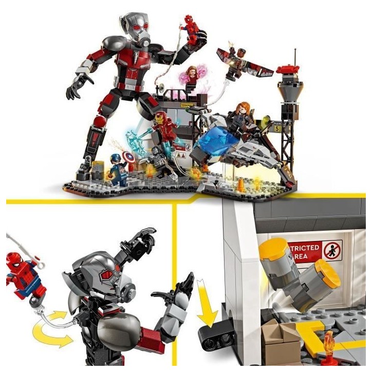 LEGO Marvel 76314 Le combat de Captain America : Civil War - Jouet pour garçon des 10 ans LEGO Marvel 76314 Le combat de Captain America : Civil War - Jouet pour garçon des 10 ans