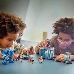 LEGO Marvel 76315 Le Laboratoire d'Iron Man : la Salle des Armures - J