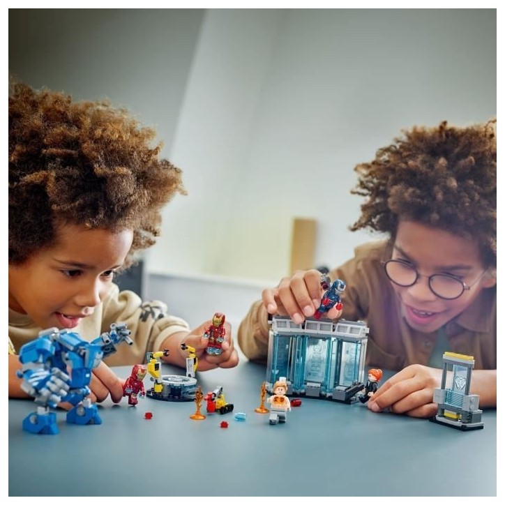 LEGO Marvel 76315 Le Laboratoire d'Iron Man : la Salle des Armures - Jouet garçon, 8 ans LEGO Marvel 76315 Le Laboratoire d'Iron Man : la Salle des Armures - Jouet garçon, 8 ans
