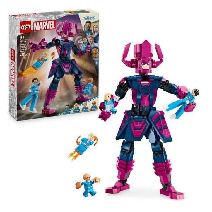 LEGO | Marvel 76316 Les Quatre Fantastiques contre la figurine de Galactus - Jeu des 9 ans LEGO | Marvel 76316 Les Quatre Fantastiques contre la figurine de Galactus - Jeu des 9 ans