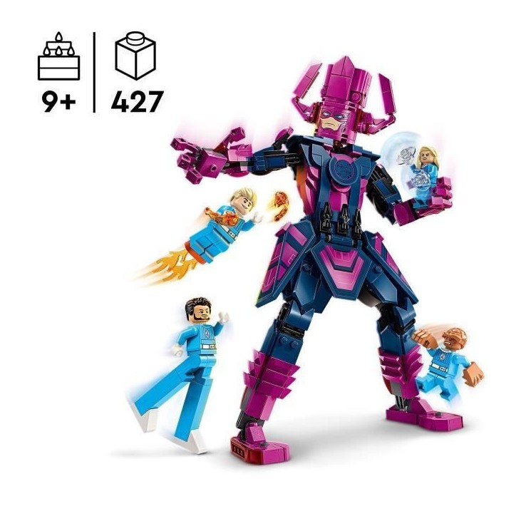 LEGO | Marvel 76316 Les Quatre Fantastiques contre la figurine de Galactus - Jeu des 9 ans LEGO | Marvel 76316 Les Quatre Fantastiques contre la figurine de Galactus - Jeu des 9 ans