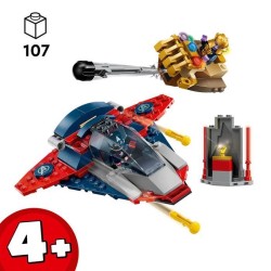LEGO | Marvel 76319 Captain America contre Thanos - Jouet Avion pour E