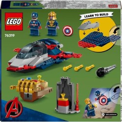 LEGO | Marvel 76319 Captain America contre Thanos - Jouet Avion pour E
