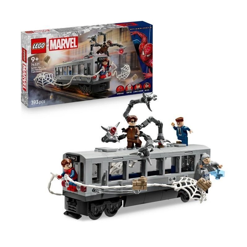 LEGO | Marvel 76321 La Scene du Train de Spider-Man et Docteur Octopus