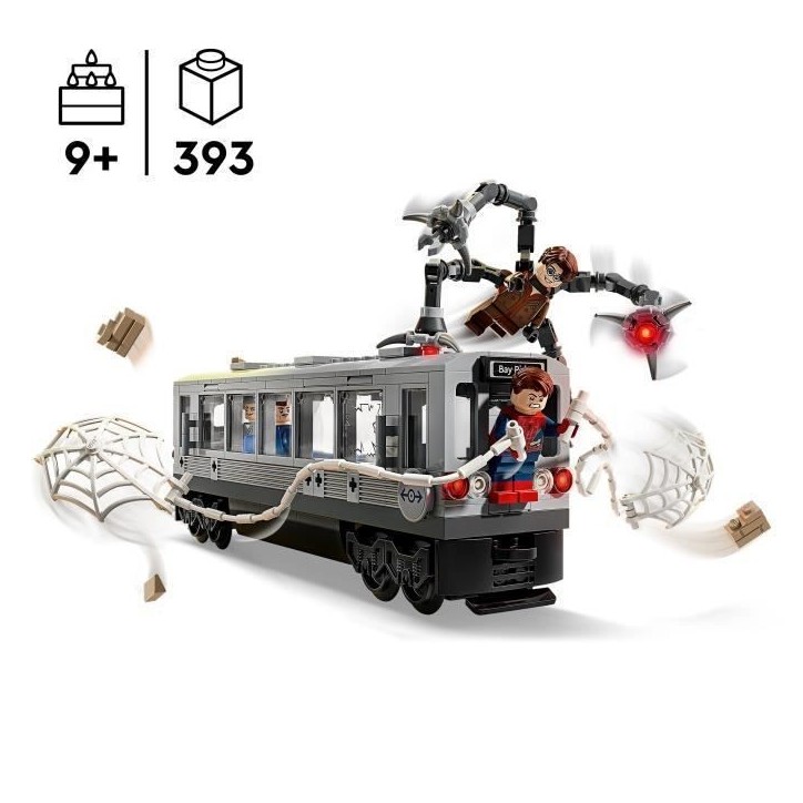 LEGO | Marvel 76321 La Scene du Train de Spider-Man et Docteur Octopus - Jouet des 9 ans LEGO | Marvel 76321 La Scene du Train de Spider-Man et Docteur Octopus - Jouet des 9 ans