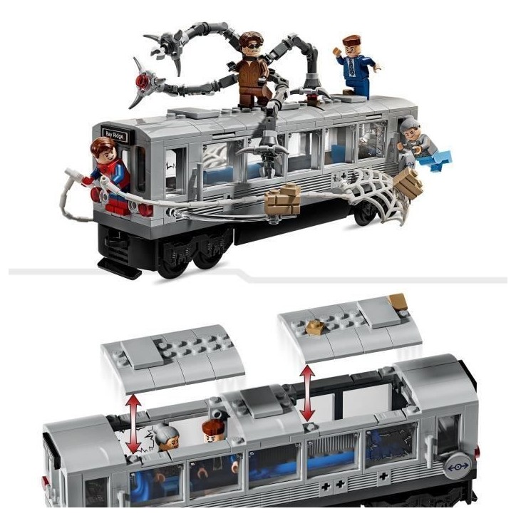 LEGO | Marvel 76321 La Scene du Train de Spider-Man et Docteur Octopus - Jouet des 9 ans LEGO | Marvel 76321 La Scene du Train de Spider-Man et Docteur Octopus - Jouet des 9 ans