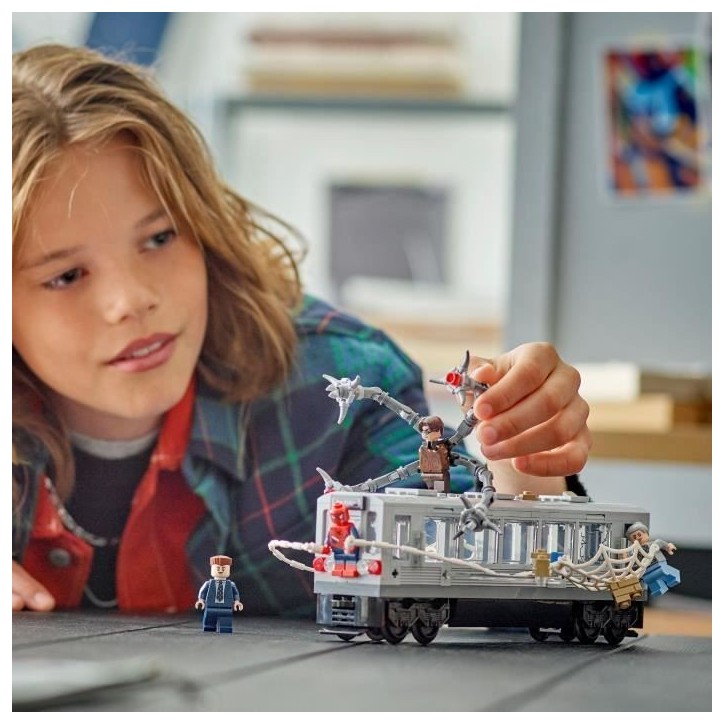 LEGO | Marvel 76321 La Scene du Train de Spider-Man et Docteur Octopus - Jouet des 9 ans LEGO | Marvel 76321 La Scene du Train de Spider-Man et Docteur Octopus - Jouet des 9 ans
