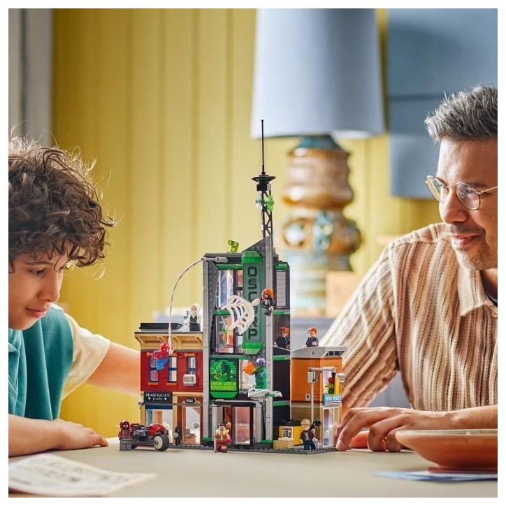 LEGO | Marvel 76324 Spider-Man Contre Oscorp - Jeu de Construction enfant des 10 ans