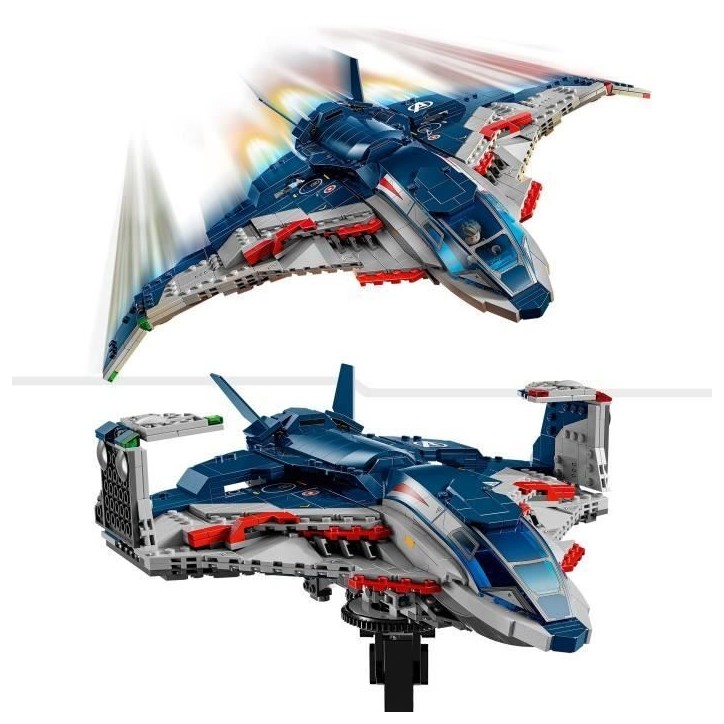 LEGO | Marvel 76325 Le Quinjet d'Avengers : L'ere d'Ultron - Jeu enfant des 10 ans LEGO | Marvel 76325 Le Quinjet d'Avengers : L'ere d'Ultron - Jeu enfant des 10 ans