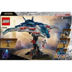 LEGO | Marvel 76325 Le Quinjet d'Avengers : L'ere d'Ultron - Jeu enfan