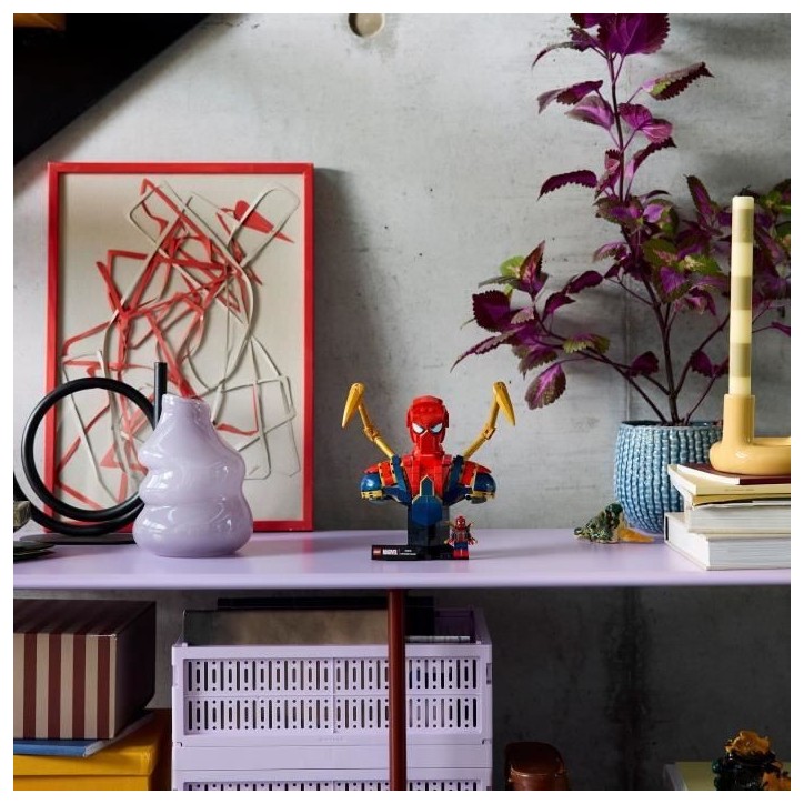 LEGO Marvel 76326 Buste d'Iron Spider-Man - Set de Construction Collector pour Adulte LEGO Marvel 76326 Buste d'Iron Spider-Man - Set de Construction Collector pour Adulte