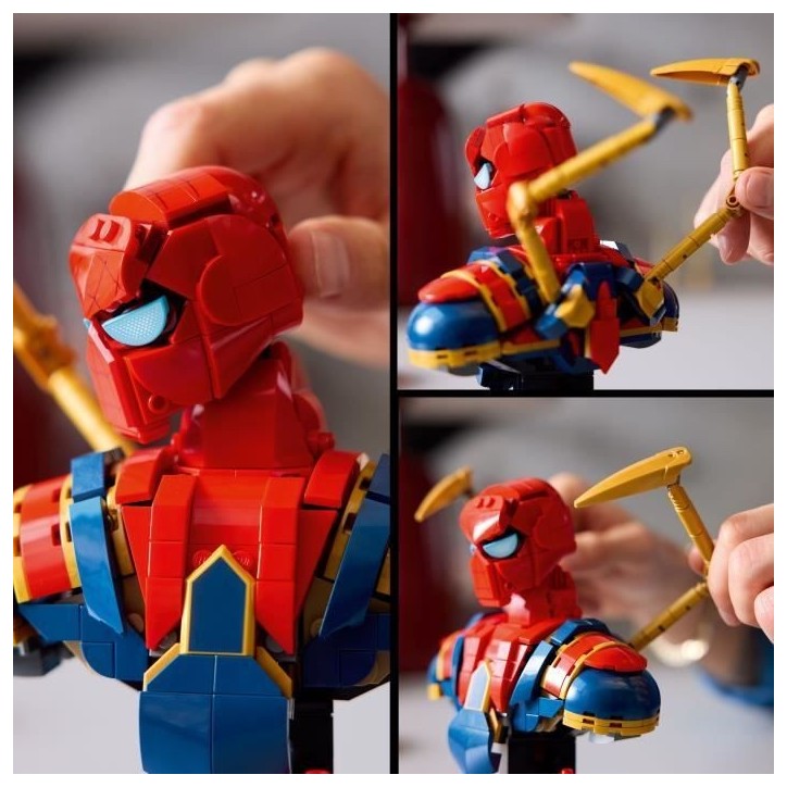 LEGO Marvel 76326 Buste d'Iron Spider-Man - Set de Construction Collector pour Adulte LEGO Marvel 76326 Buste d'Iron Spider-Man - Set de Construction Collector pour Adulte