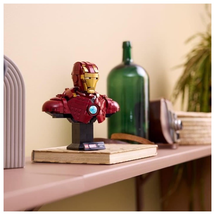 LEGO | Marvel 76327 Buste d'Iron Man MK4 - Set De Construction Pour Adulte - Idée Cadeau LEGO | Marvel 76327 Buste d'Iron Man MK4 - Set De Construction Pour Adulte - Idée Cadeau