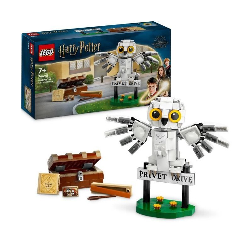 LEGO Harry Potter 76425 Hedwige au 4 Privet Drive, Jouet de Constructi LEGO Harry Potter 76425 Hedwige au 4 Privet Drive, Jouet de Constructi