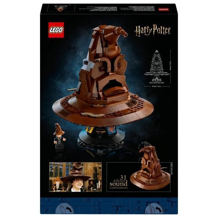 LEGO Harry Potter 76429 Le Choixpeau Magique qui Parle, Idée Cadeau, Theme de Poudlard LEGO Harry Potter 76429 Le Choixpeau Magique qui Parle, Idée Cadeau, Theme de Poudlard