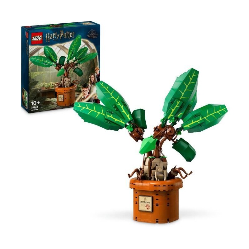 LEGO Harry Potter 76433 Mandragore - Plante et pot - Idée de cadeau m LEGO Harry Potter 76433 Mandragore - Plante et pot - Idée de cadeau m