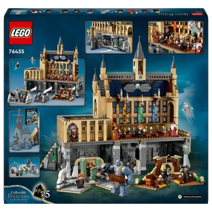 LEGO Harry Potter 76435 Le château de Poudlard : la grande salle - Set a collectionner LEGO Harry Potter 76435 Le château de Poudlard : la grande salle - Set a collectionner