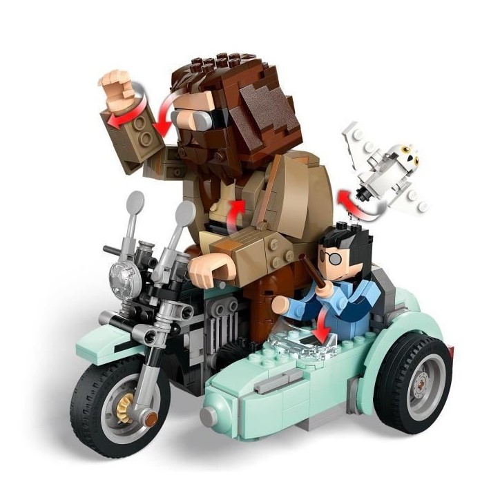LEGO Harry Potter 76443 La balade en moto de Hagrid et Harry - Jeu de construction 9 ans