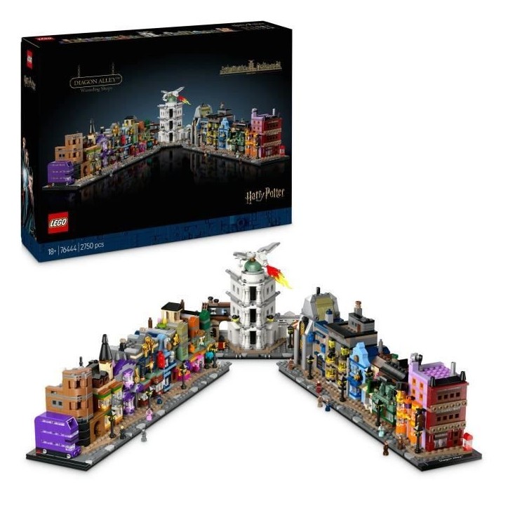 LEGO Harry Potter 76444 Les boutiques magiques du Chemin de Traverse - Set pour adultes LEGO Harry Potter 76444 Les boutiques magiques du Chemin de Traverse - Set pour adultes