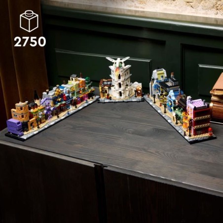 LEGO Harry Potter 76444 Les boutiques magiques du Chemin de Traverse - Set pour adultes