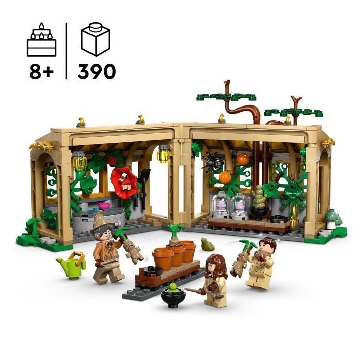 LEGO Harry Potter 76445 Le Château De Poudlard : Le Cours De Botanique - Jouet des 8 Ans