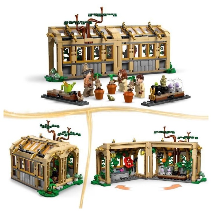 LEGO Harry Potter 76445 Le Château De Poudlard : Le Cours De Botanique - Jouet des 8 Ans