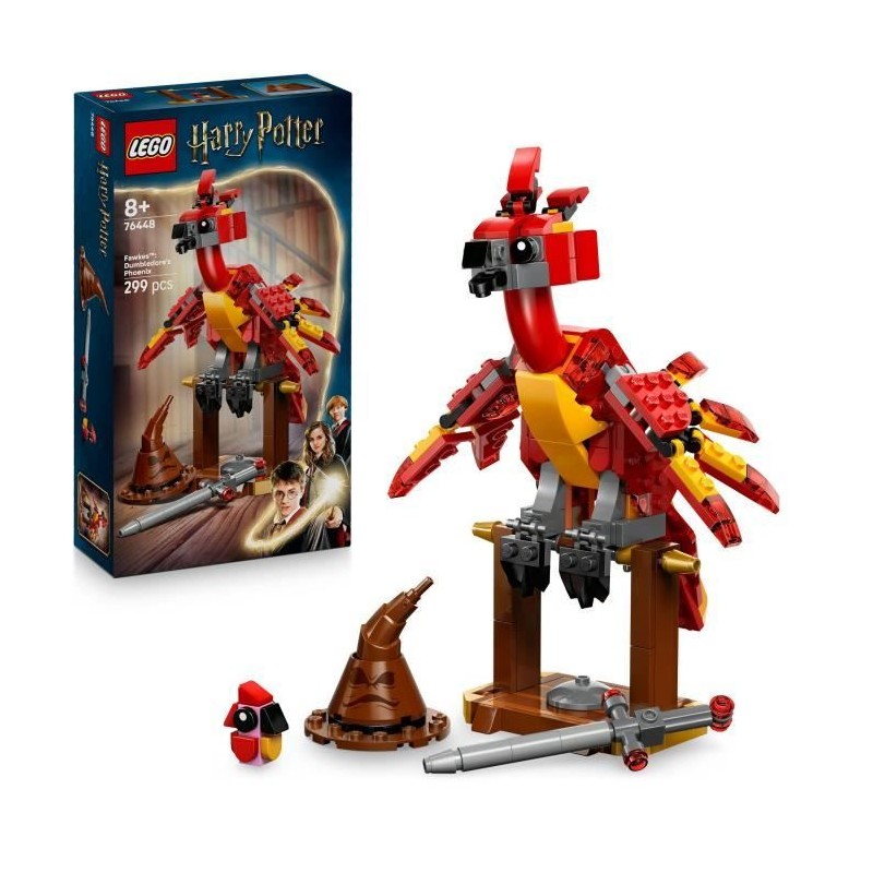 LEGO Harry Potter 76448 Fumseck : Le Phénix de Dumbledore - Jouet Des LEGO Harry Potter 76448 Fumseck : Le Phénix de Dumbledore - Jouet Des