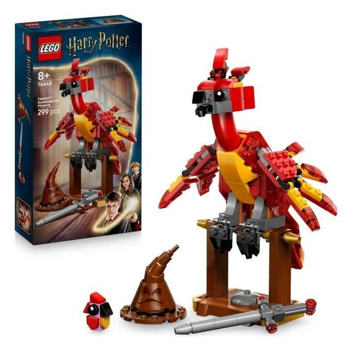 LEGO Harry Potter 76448 Fumseck : Le Phénix de Dumbledore - Jouet Des 8 Ans LEGO Harry Potter 76448 Fumseck : Le Phénix de Dumbledore - Jouet Des 8 Ans