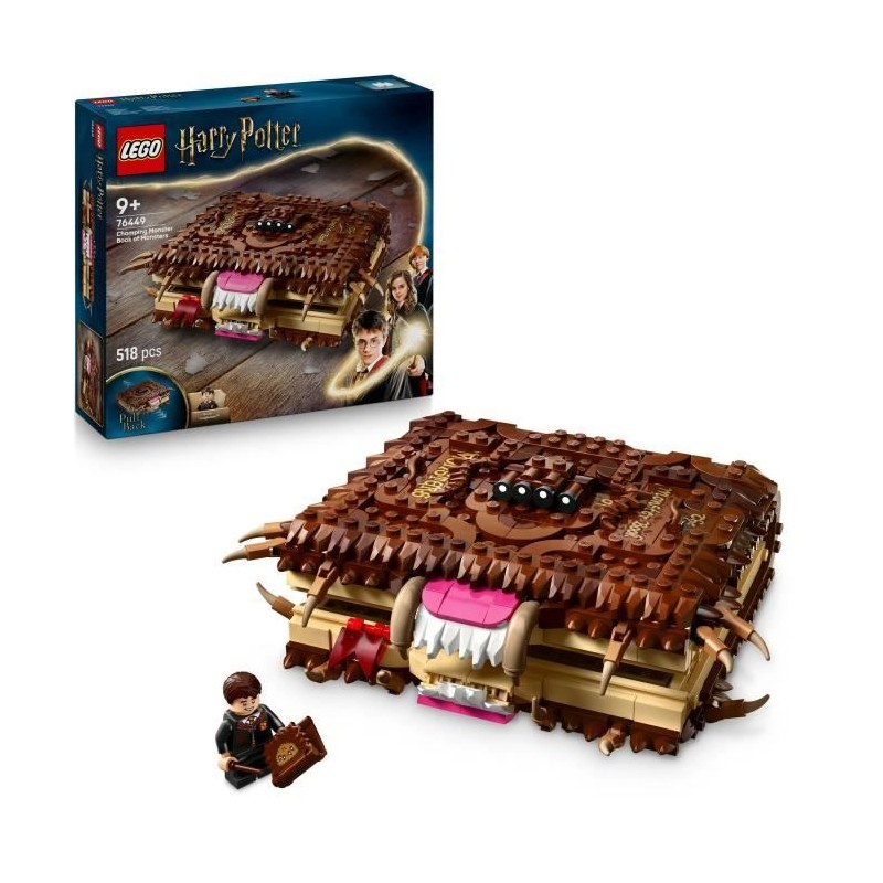 LEGO Harry Potter 76449 Le Monstrueux Livre Des Monstres - Jouet Pour
