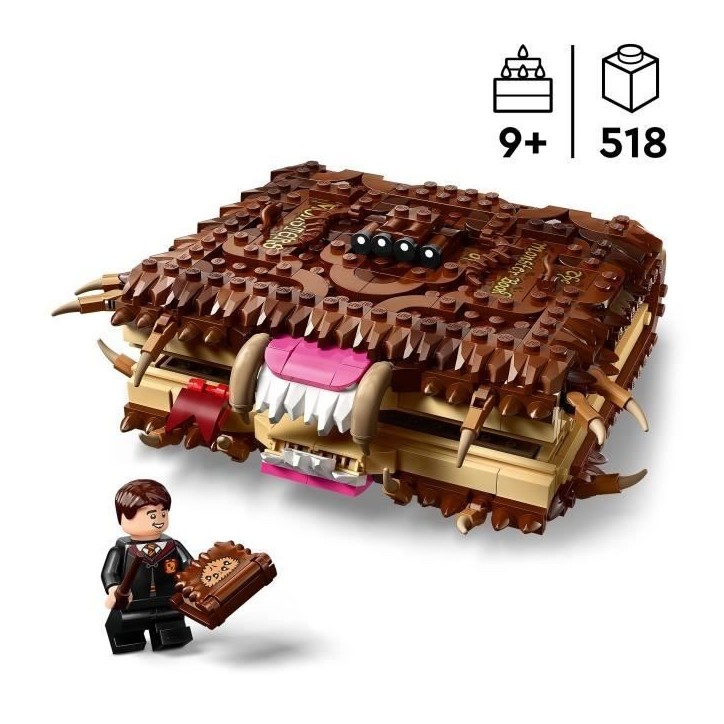 LEGO Harry Potter 76449 Le Monstrueux Livre Des Monstres - Jouet Pour Garçon Des 9 Ans LEGO Harry Potter 76449 Le Monstrueux Livre Des Monstres - Jouet Pour Garçon Des 9 Ans
