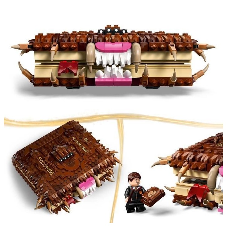 LEGO Harry Potter 76449 Le Monstrueux Livre Des Monstres - Jouet Pour Garçon Des 9 Ans LEGO Harry Potter 76449 Le Monstrueux Livre Des Monstres - Jouet Pour Garçon Des 9 Ans