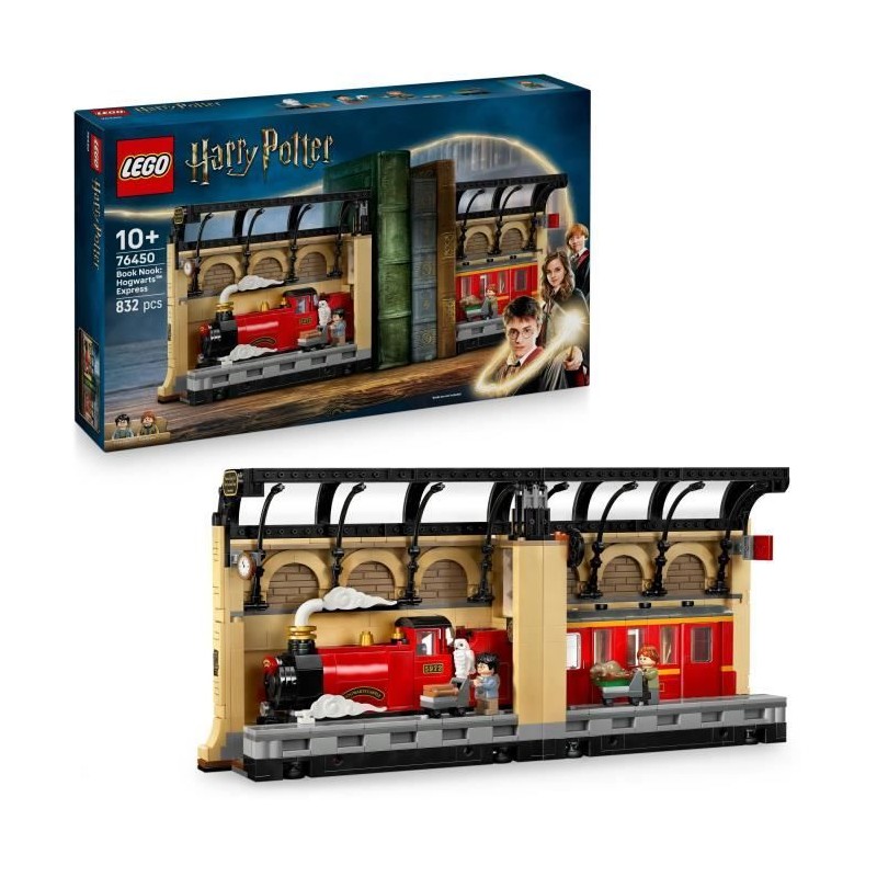 LEGO Harry Potter 76450 Book Nook : le Poudlard Express - Jeu pour Gar