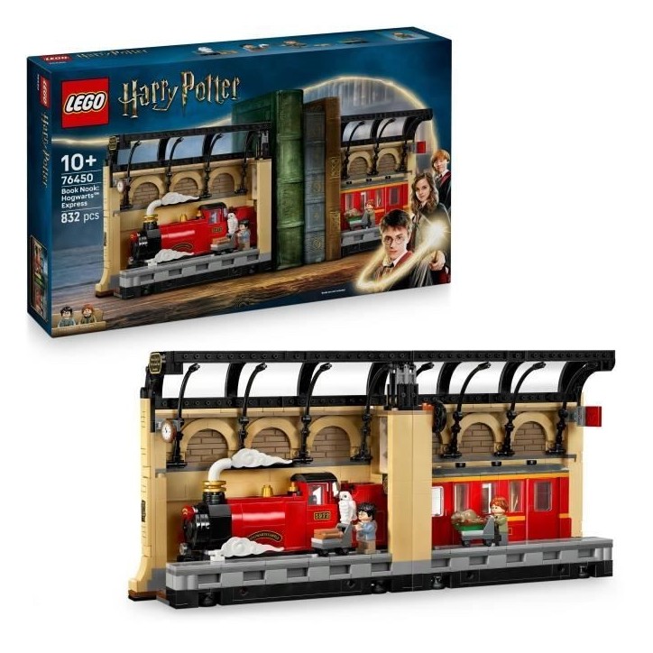 LEGO Harry Potter 76450 Book Nook : le Poudlard Express - Jeu pour Garçon des 10 Ans