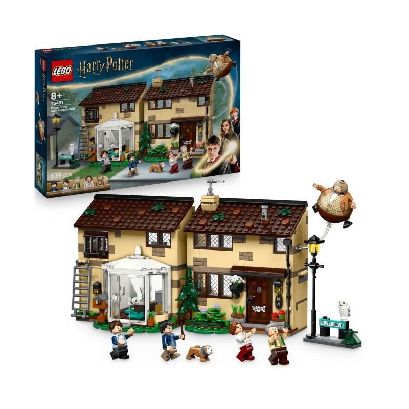 LEGO Harry Potter 76451 Privet Drive : La Visite De Tante Marge - Jeu LEGO Harry Potter 76451 Privet Drive : La Visite De Tante Marge - Jeu