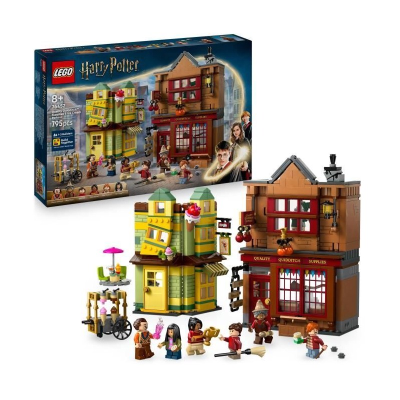 LEGO Harry Potter 76452 Magasin d'Accessoires de Quidditch et Marchand