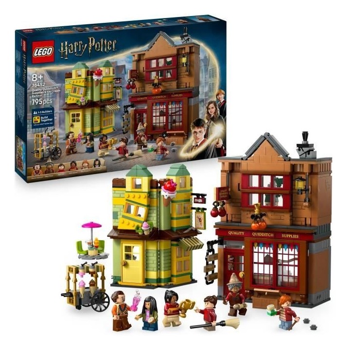 LEGO Harry Potter 76452 Magasin d'Accessoires de Quidditch et Marchand de Glaces Jeu 8 ans LEGO Harry Potter 76452 Magasin d'Accessoires de Quidditch et Marchand de Glaces Jeu 8 ans
