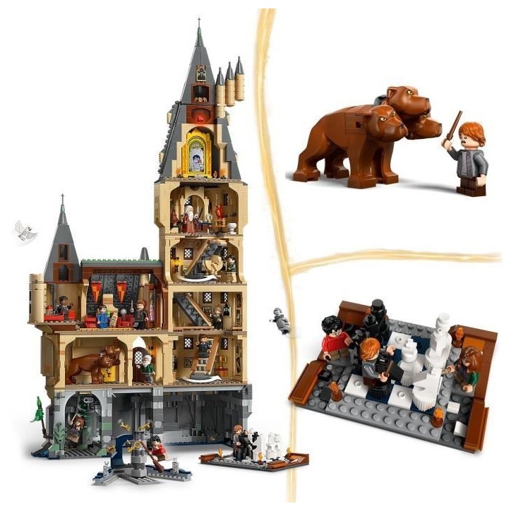 LEGO Harry Potter 76454 Le Château de Poudlard : la Tour Principale - Jeu Garçon 10 Ans LEGO Harry Potter 76454 Le Château de Poudlard : la Tour Principale - Jeu Garçon 10 Ans