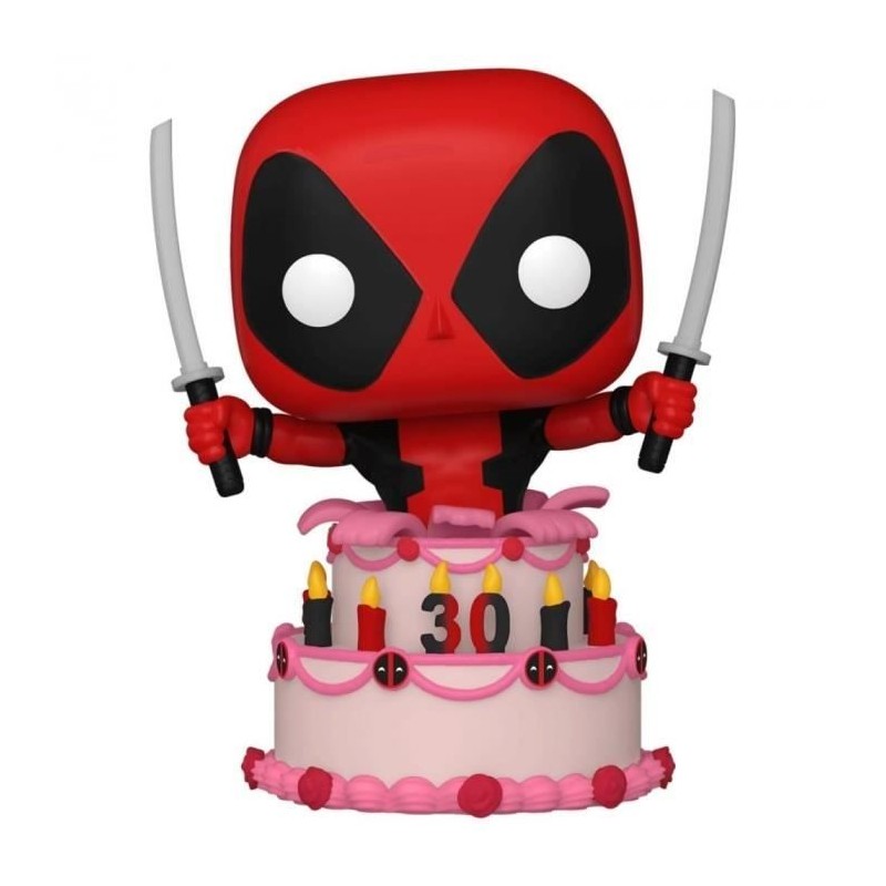 Figurine Funko Pop! Marvel : Deadpool in Cake – Tete oscillante 776 Figurine Funko Pop! Marvel : Deadpool in Cake – Tete oscillante 776
