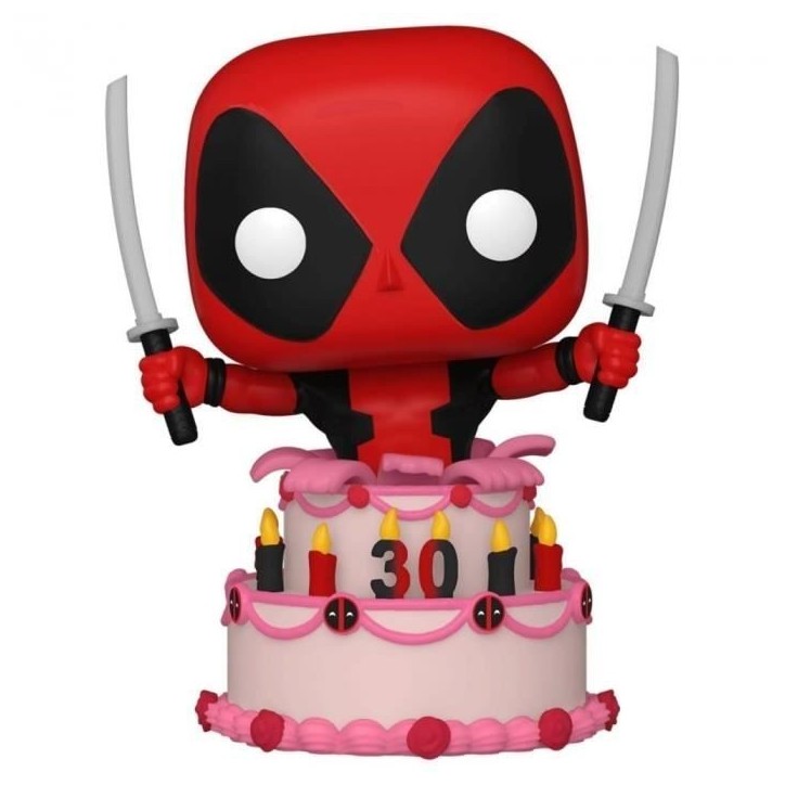 Figurine Funko Pop! Marvel : Deadpool in Cake – Tete oscillante 776