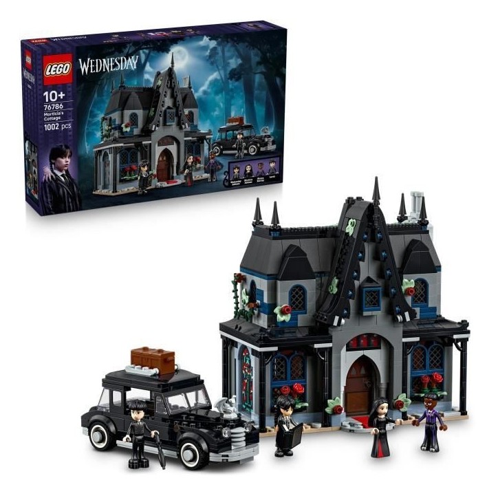 LEGO Mercredi 76786 Le Manoir de Morticia - Jeu de Construction des 10 ans - Mini-Poupées LEGO Mercredi 76786 Le Manoir de Morticia - Jeu de Construction des 10 ans - Mini-Poupées