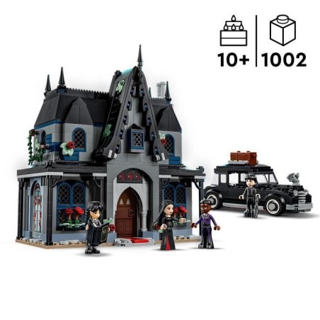 LEGO Mercredi 76786 Le Manoir de Morticia - Jeu de Construction des 10 ans - Mini-Poupées