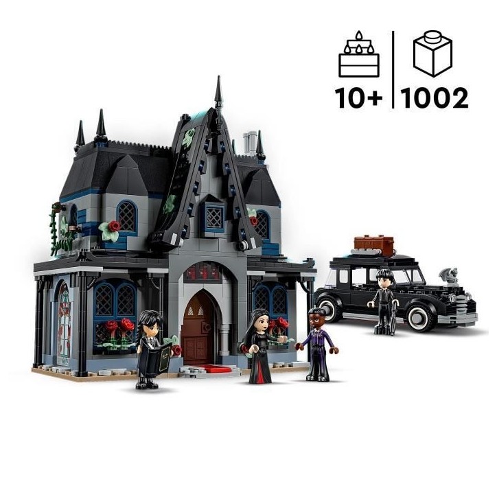 LEGO Mercredi 76786 Le Manoir de Morticia - Jeu de Construction des 10 ans - Mini-Poupées LEGO Mercredi 76786 Le Manoir de Morticia - Jeu de Construction des 10 ans - Mini-Poupées