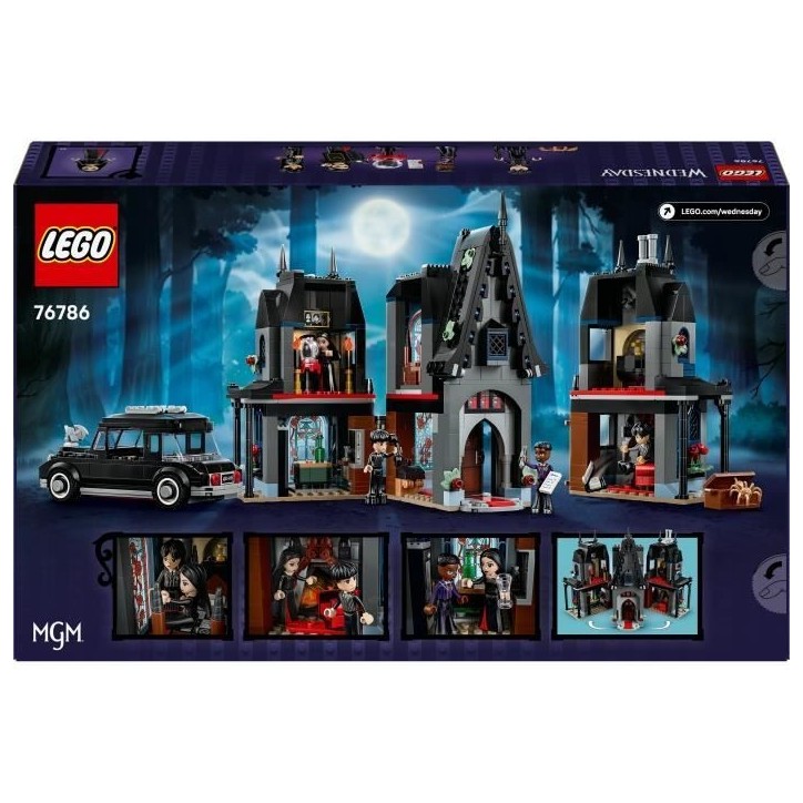 LEGO Mercredi 76786 Le Manoir de Morticia - Jeu de Construction des 10 ans - Mini-Poupées LEGO Mercredi 76786 Le Manoir de Morticia - Jeu de Construction des 10 ans - Mini-Poupées