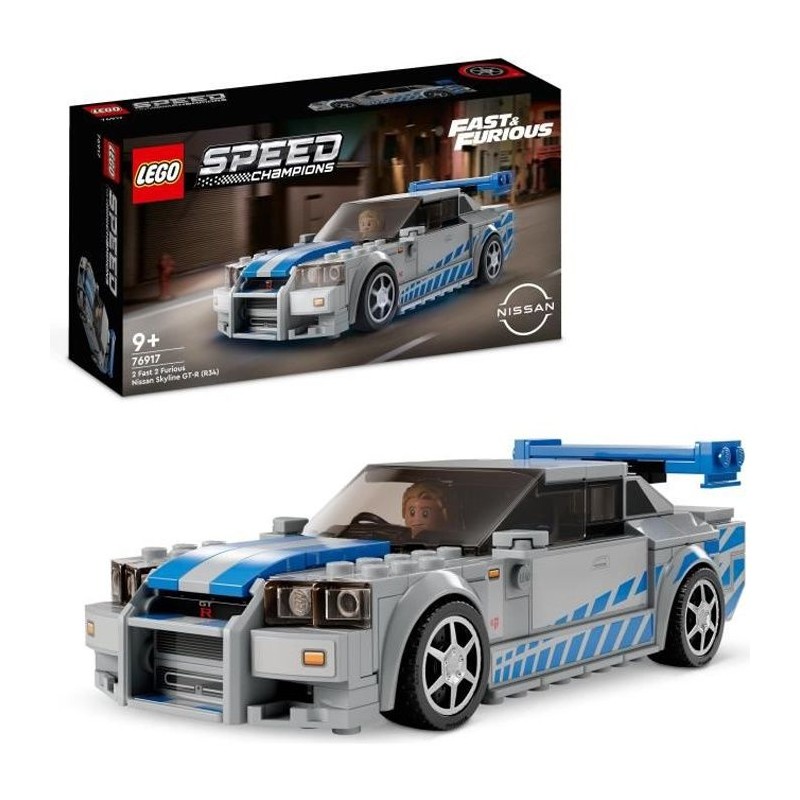 LEGO Speed Champions 76917 Nissan Skyline GT-R (R34) 2 Fast 2 Furious,