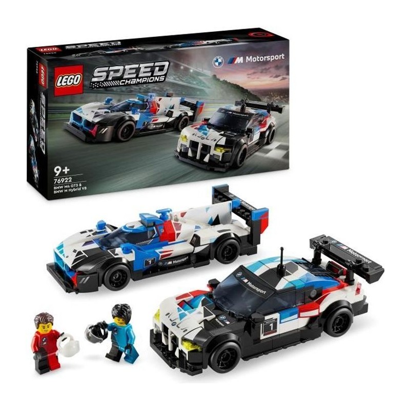 LEGO Speed Champions 76922 Voitures de Course BMW M4 GT3 et BMW M Hybr LEGO Speed Champions 76922 Voitures de Course BMW M4 GT3 et BMW M Hybr