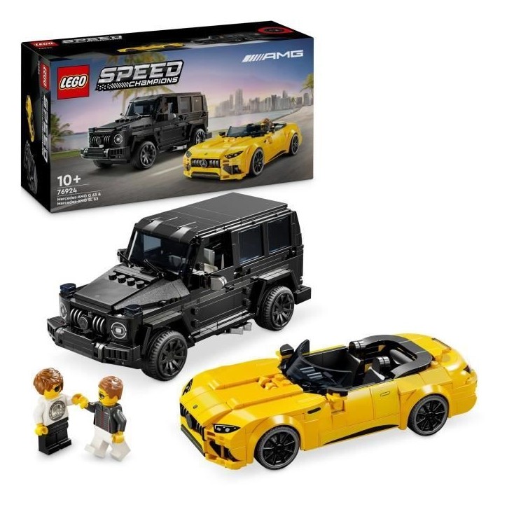 LEGO Speed Champions 76924 Mercedes-AMG G 63 et Mercedes-AMG SL 63, voitures a construire LEGO Speed Champions 76924 Mercedes-AMG G 63 et Mercedes-AMG SL 63, voitures a construire