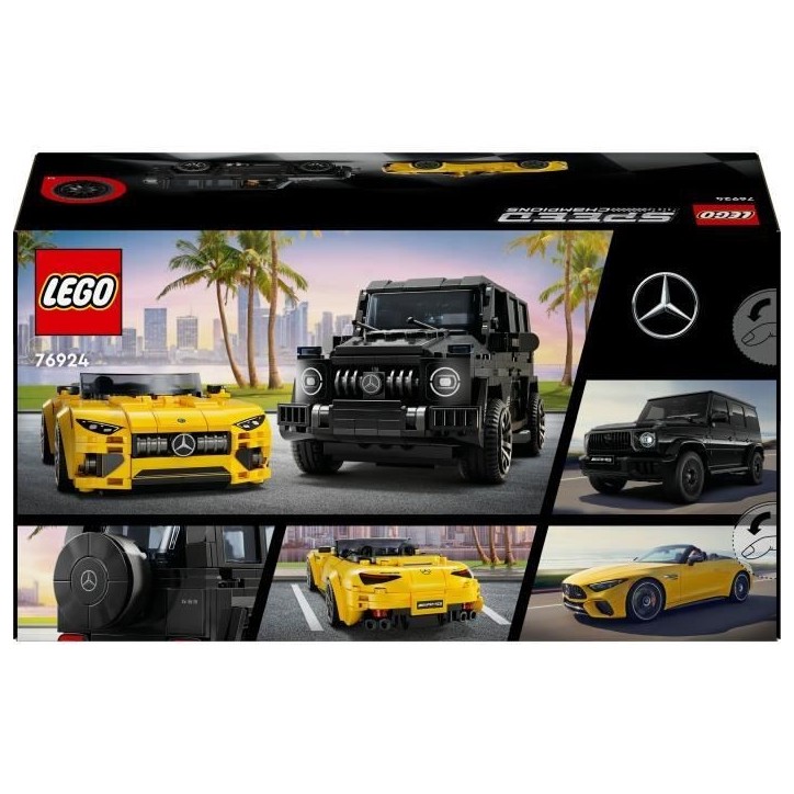 LEGO Speed Champions 76924 Mercedes-AMG G 63 et Mercedes-AMG SL 63, voitures a construire LEGO Speed Champions 76924 Mercedes-AMG G 63 et Mercedes-AMG SL 63, voitures a construire