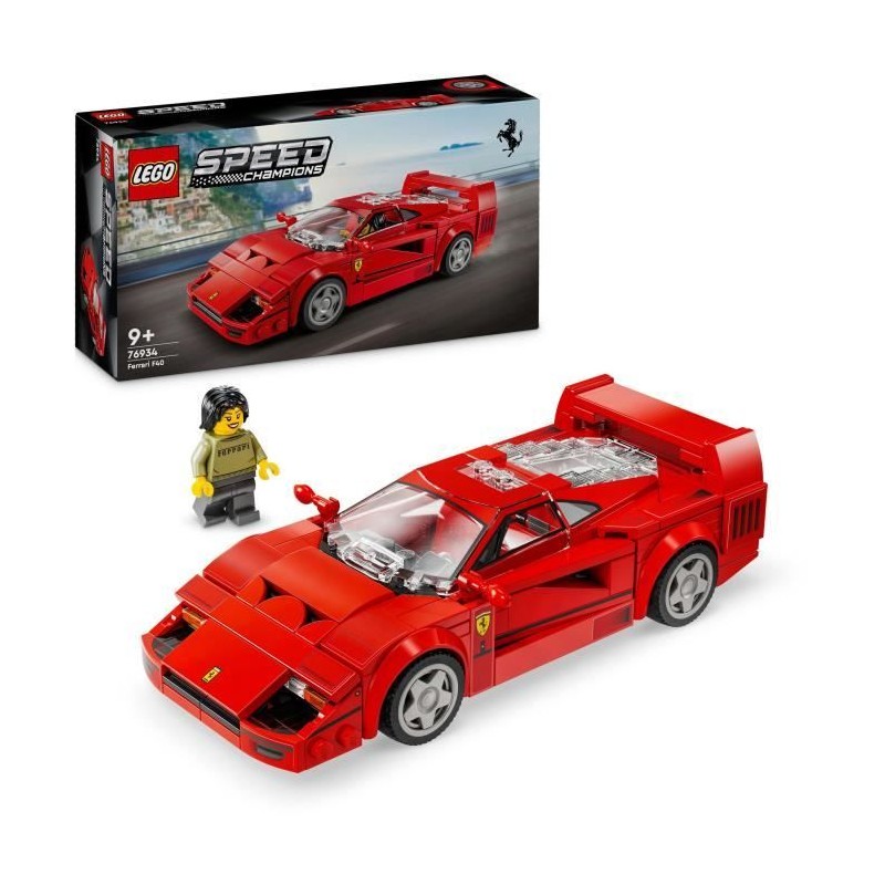 LEGO Speed Champions 76934 Supercar Ferrari F40 - Véhicule Jouet pour LEGO Speed Champions 76934 Supercar Ferrari F40 - Véhicule Jouet pour